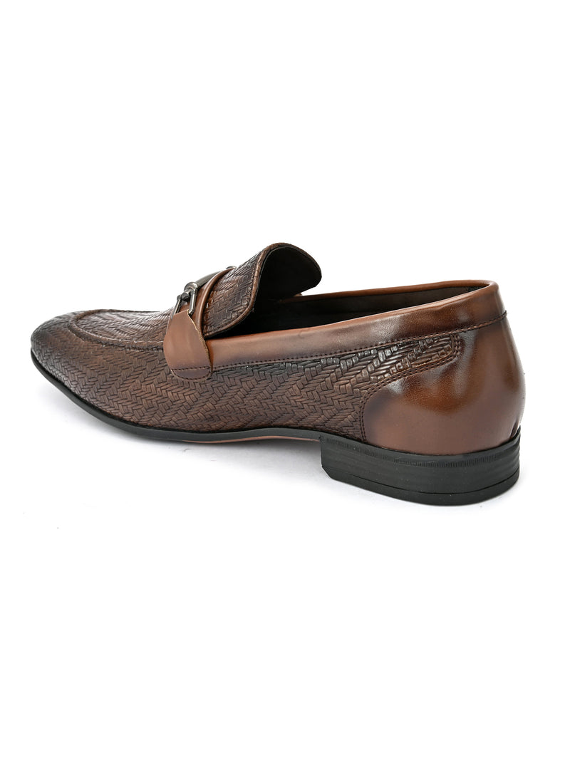 Wesley Tan Textured Slip-Ons