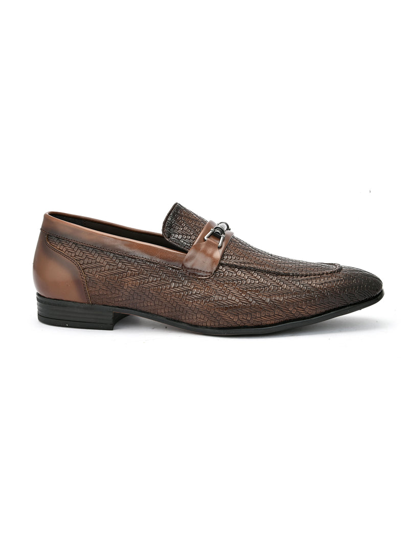 Wesley Tan Textured Slip-Ons