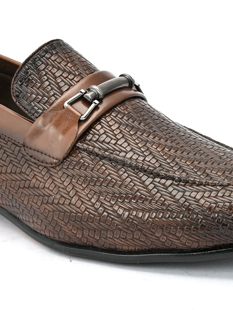 Wesley Tan Textured Slip-Ons