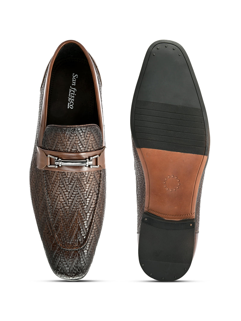 Wesley Tan Textured Slip-Ons