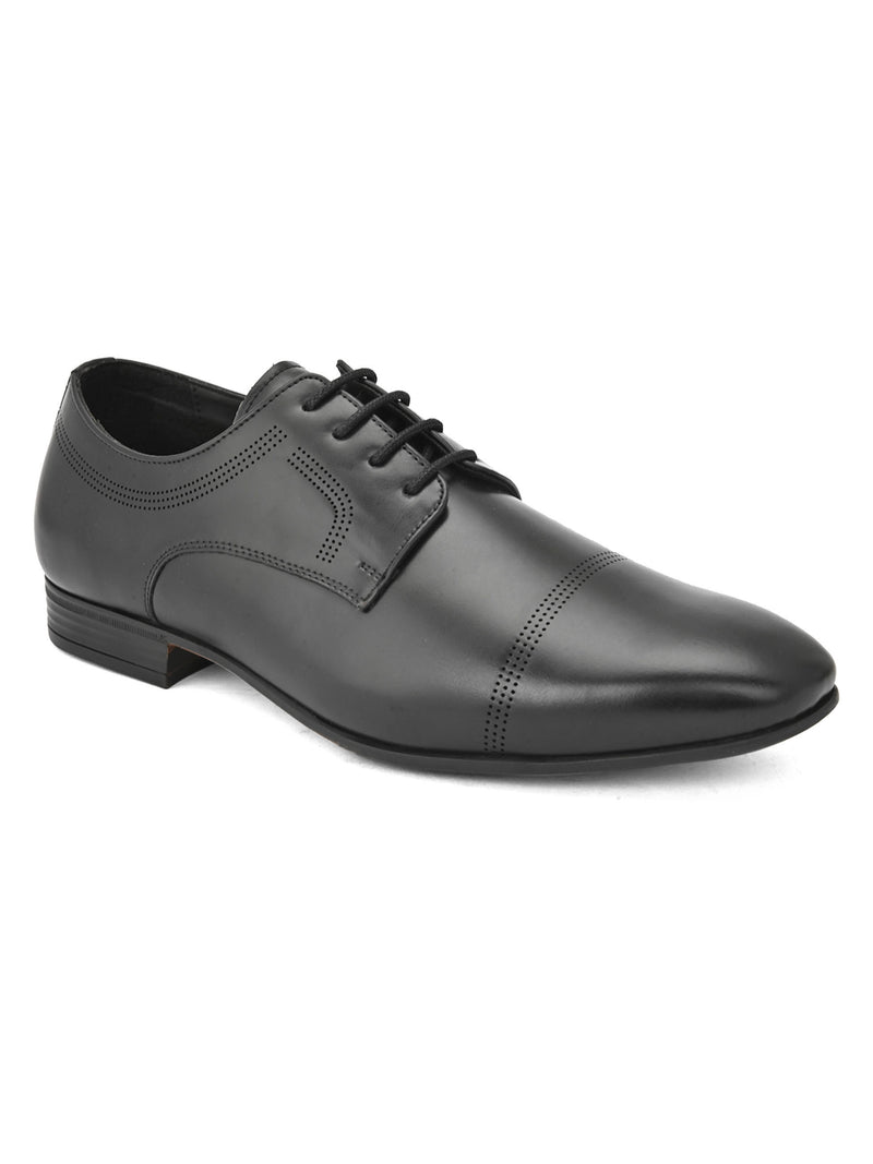 Boston Black Derby Shoes