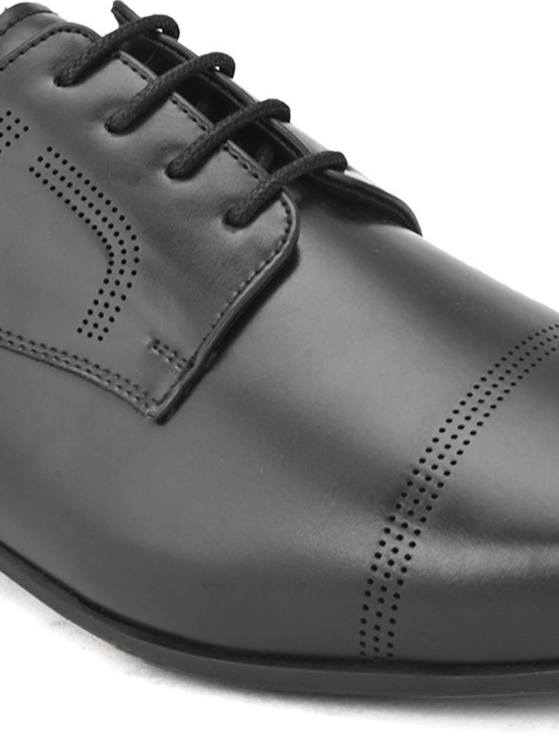 Boston Black Derby Shoes