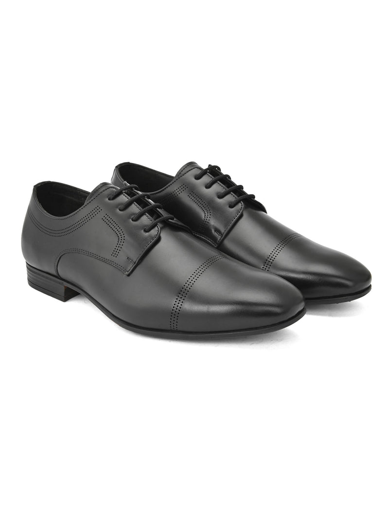 Boston Black Derby Shoes