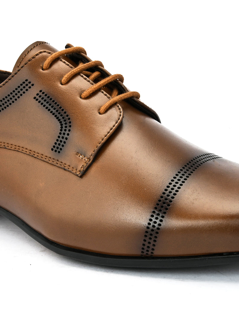 Boston Tan Derby Shoes