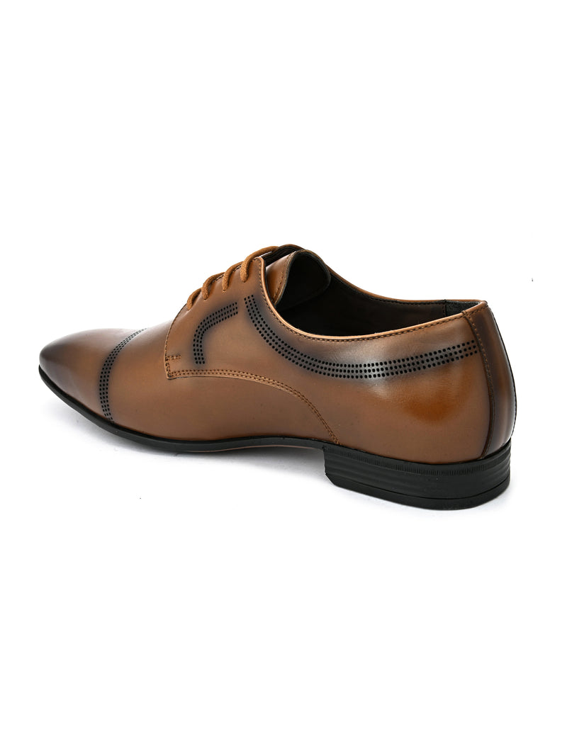 Boston Tan Derby Shoes