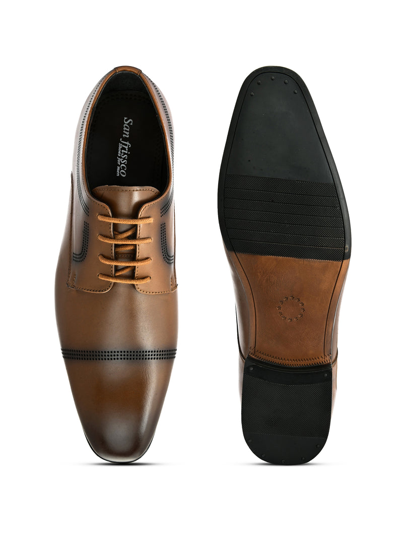 Boston Tan Derby Shoes