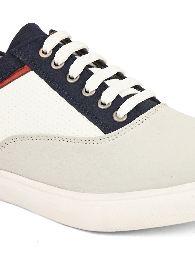 Pulse White Colorblock Sneakers