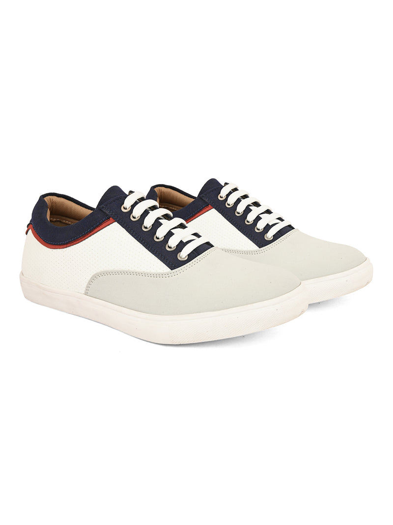 Pulse White Colorblock Sneakers