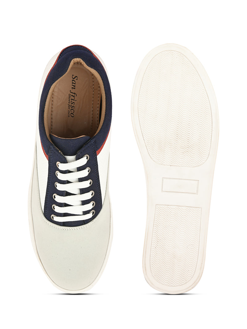 Pulse White Colorblock Sneakers