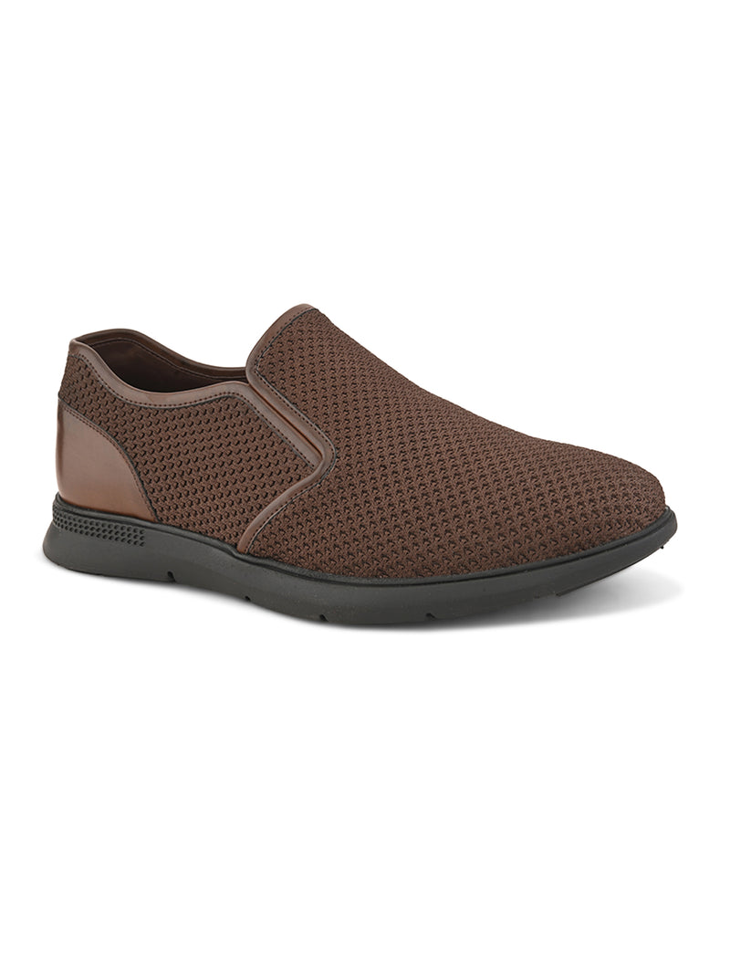 Dynamite Brown Slip-On Sneakers