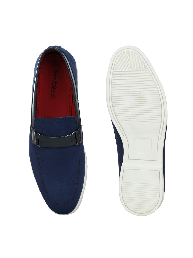 Piana Blue Casual Slip-Ons