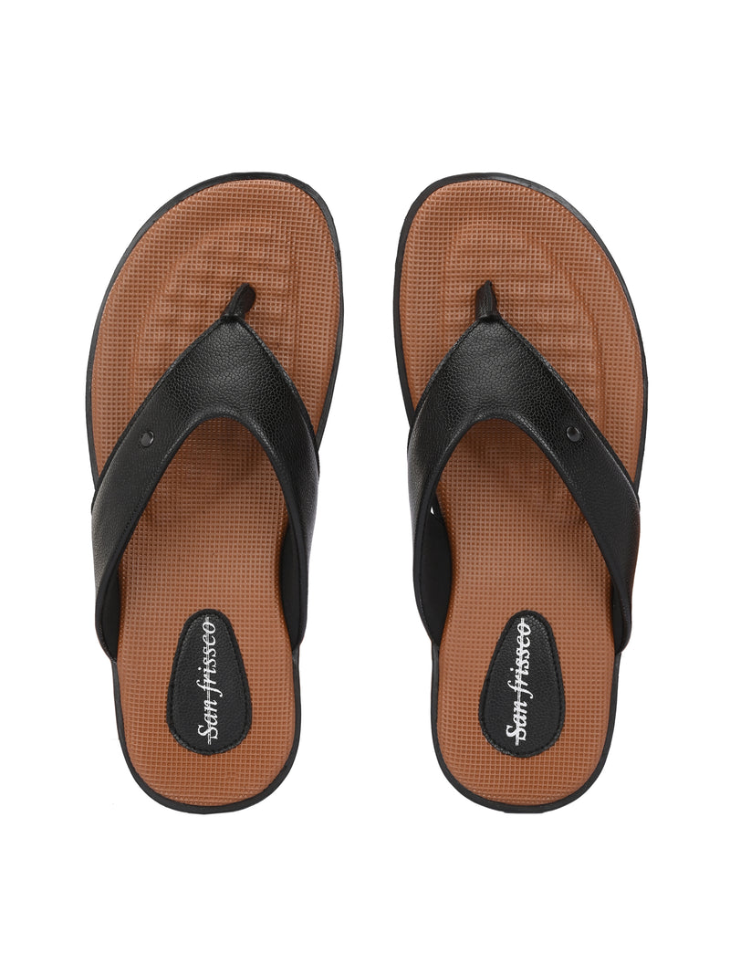 Heron Black Comfort Slippers