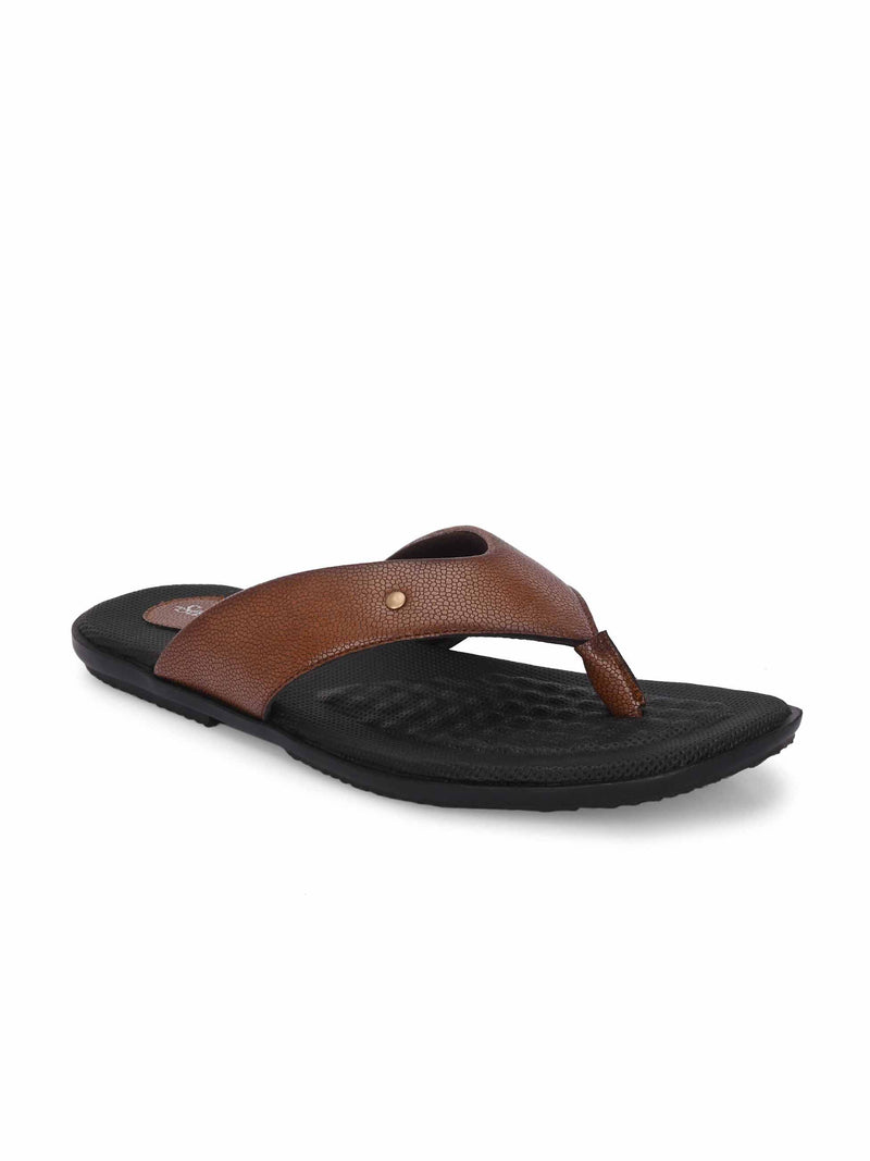 Heron Tan Comfort Slippers