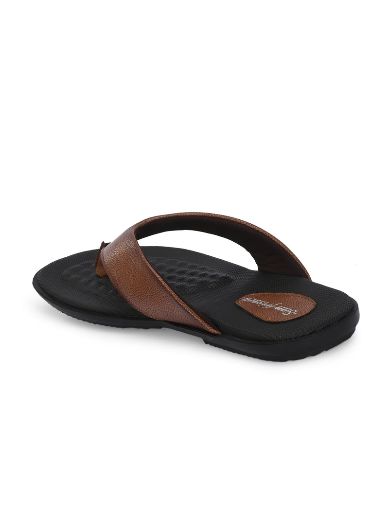 Heron Tan Comfort Slippers