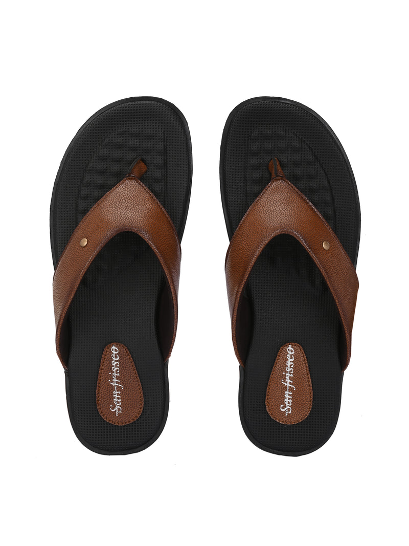 Heron Tan Comfort Slippers