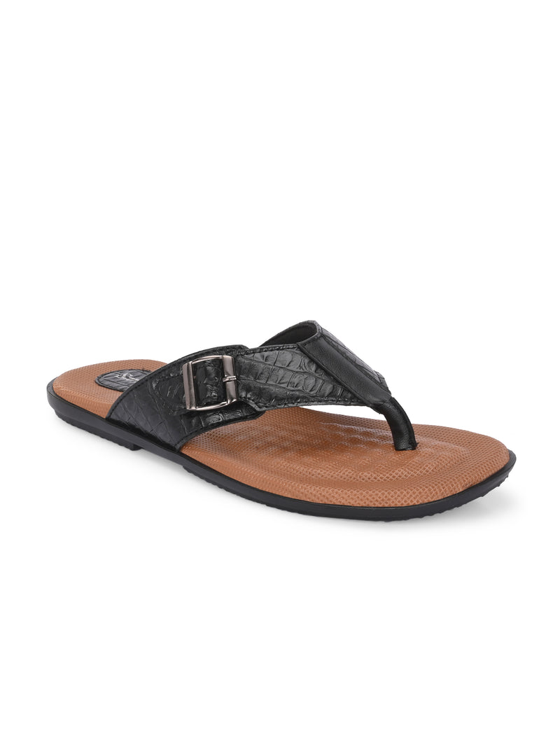 Tuscany Black Confort Slippers