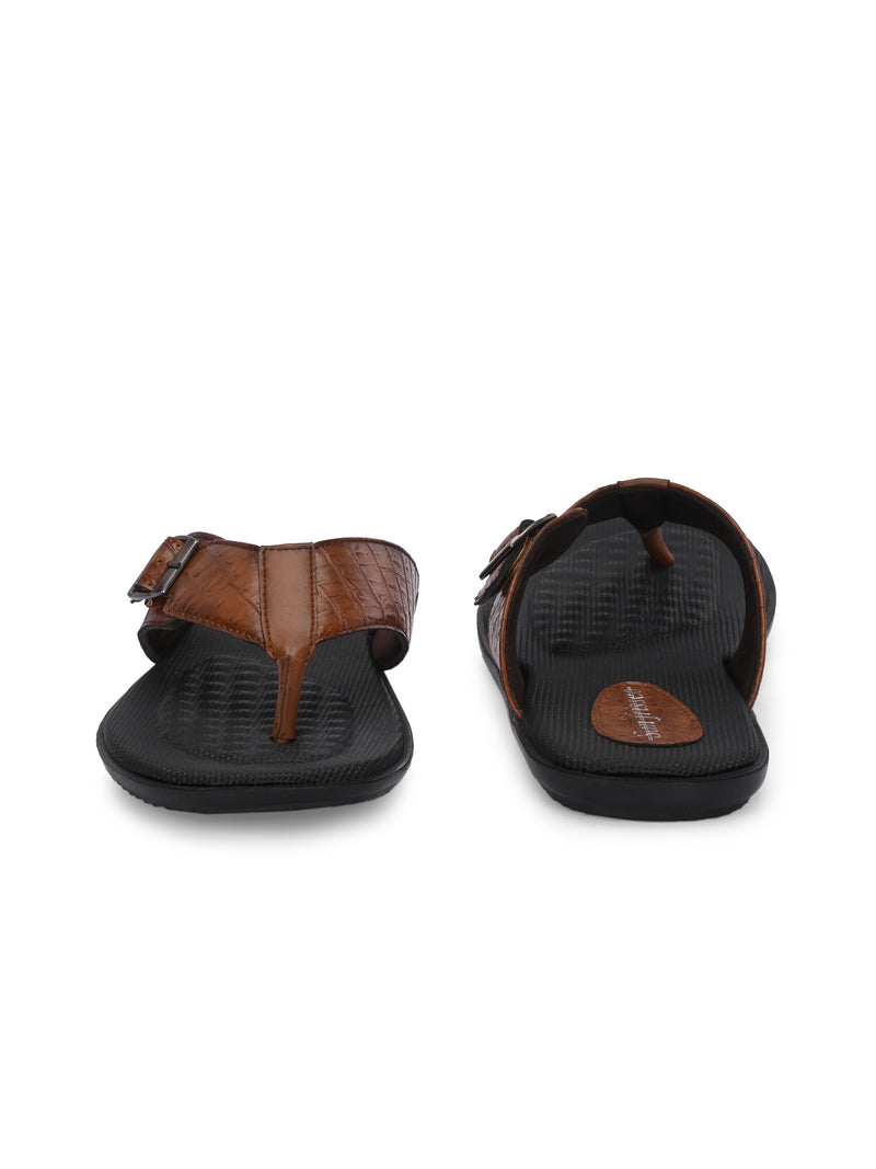 Tuscany Tan Comfort Slippers