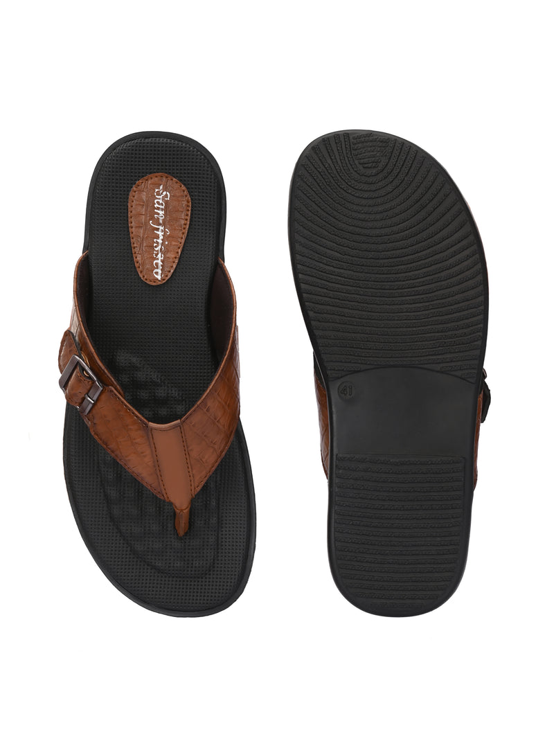 Tuscany Tan Comfort Slippers