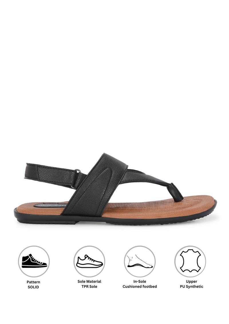 Musk Black Sandals