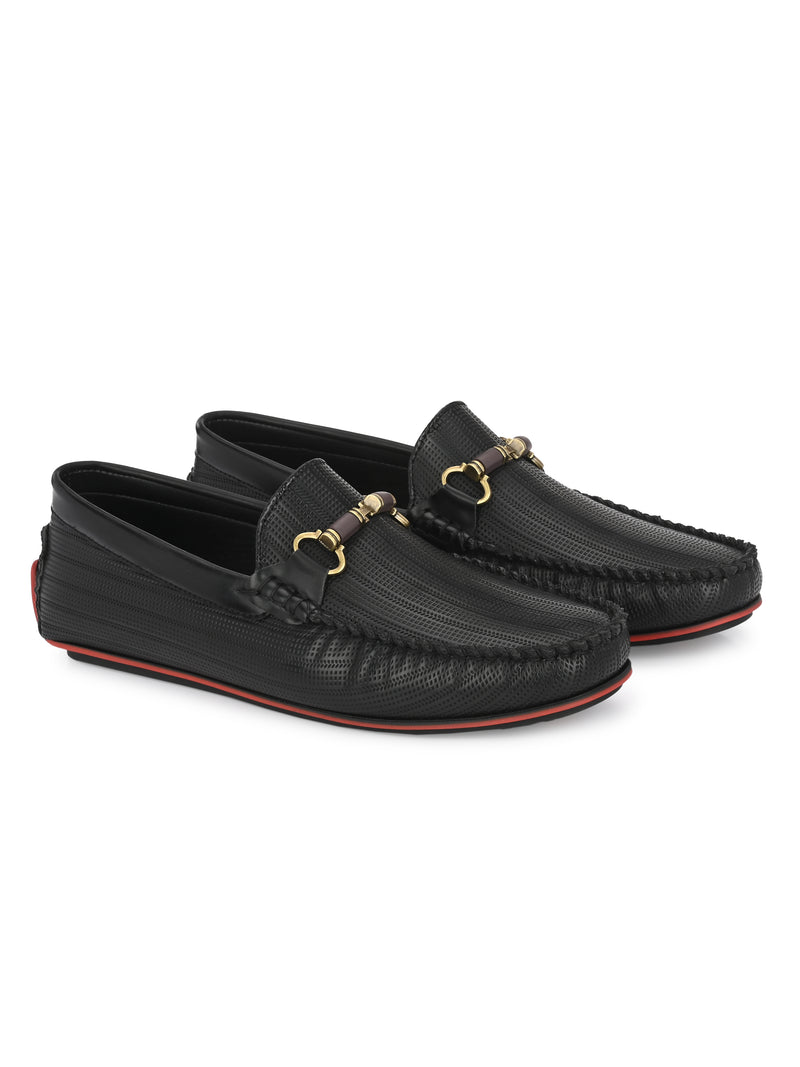 Hampton Black Driving Loafers