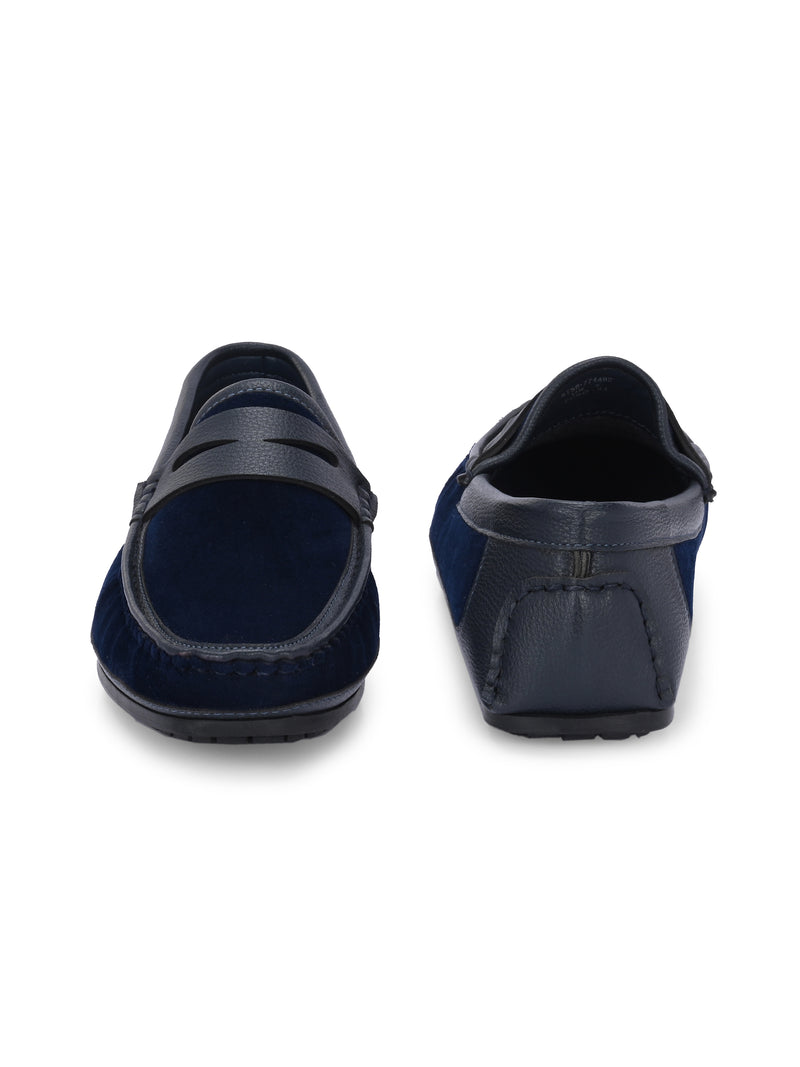 Cassio Blue Driving Loafers