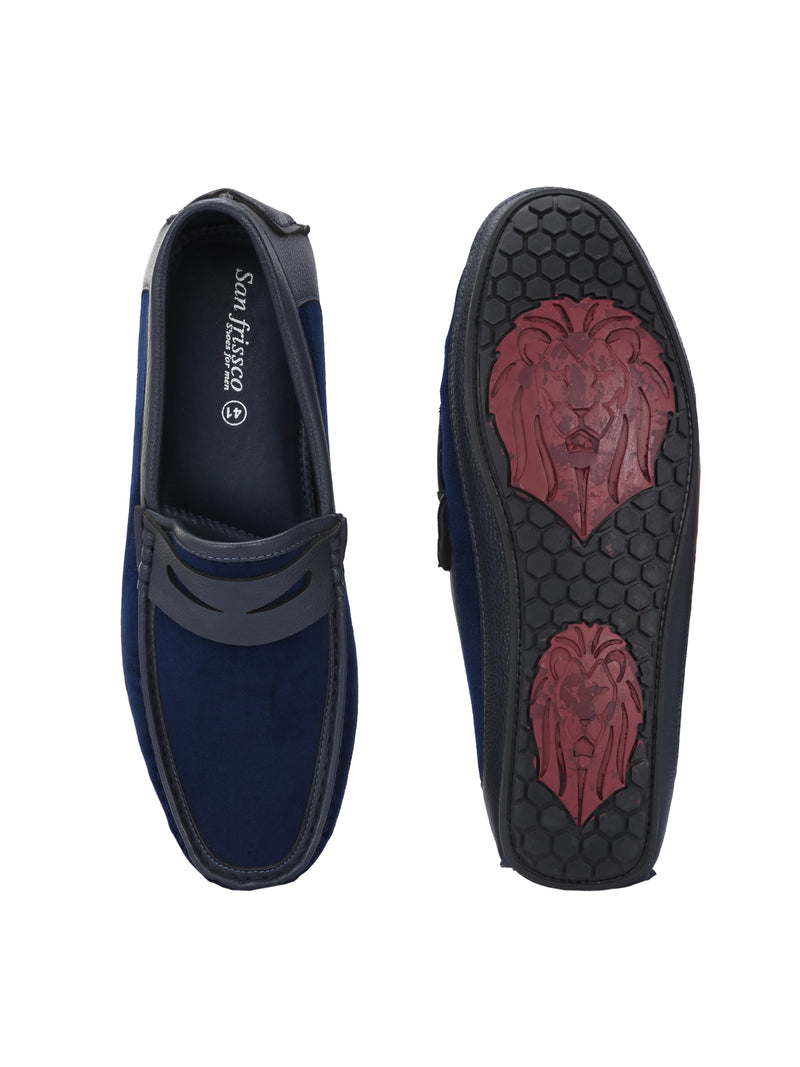 Cassio Blue Driving Loafers