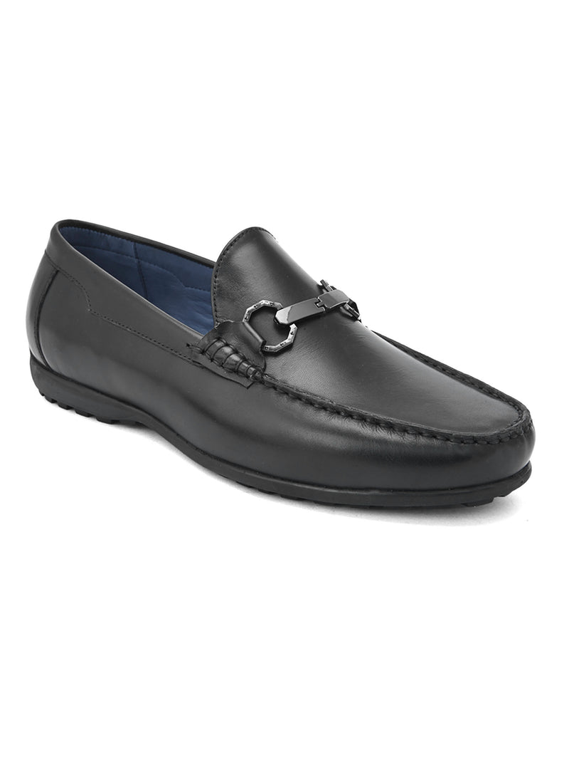 Curtis Black Driving Loafers