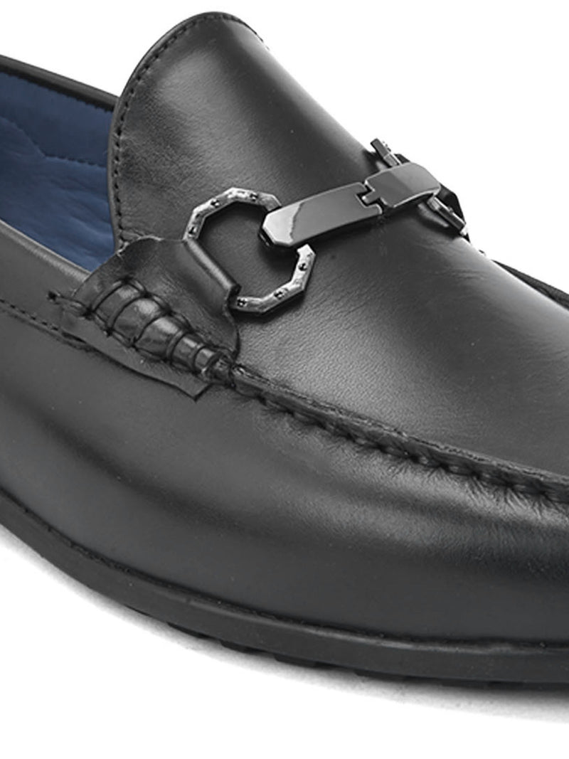 Curtis Black Driving Loafers