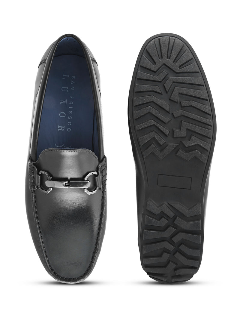 Curtis Black Driving Loafers