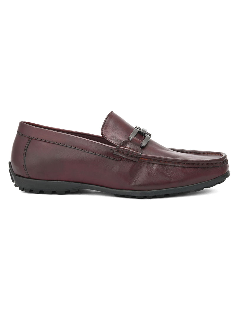 Venetto Cherry Driving Loafers