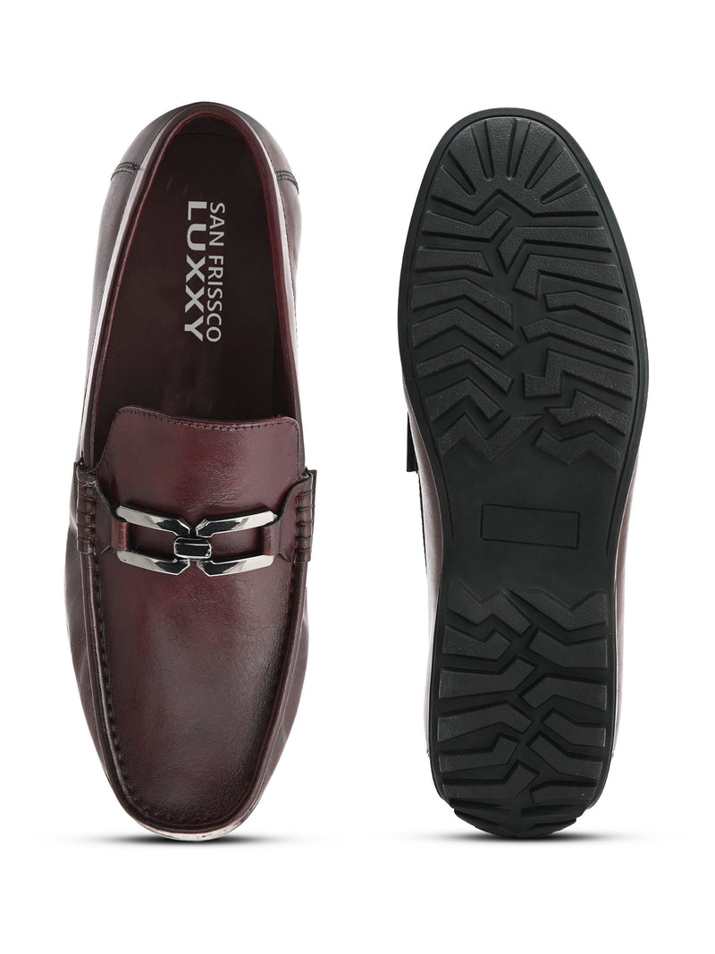 Venetto Cherry Driving Loafers