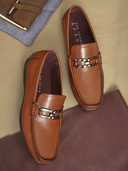 Venetto Tan Driving Loafers