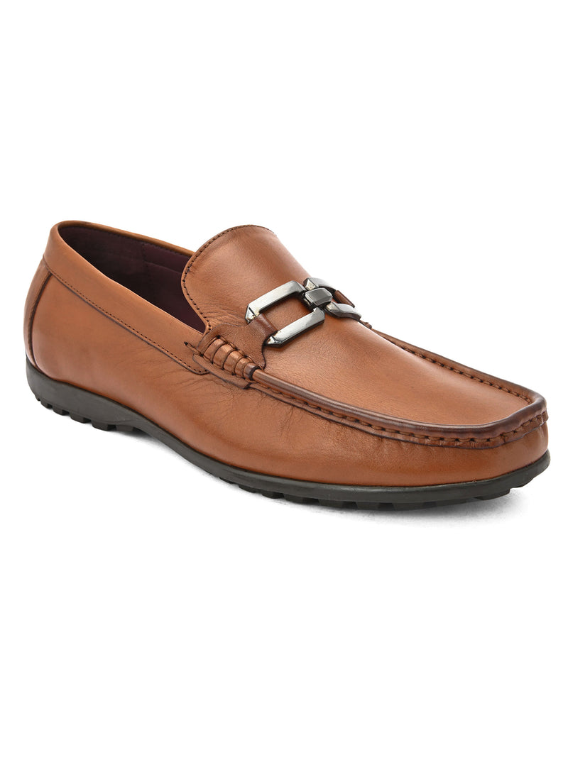 Venetto Tan Driving Loafers