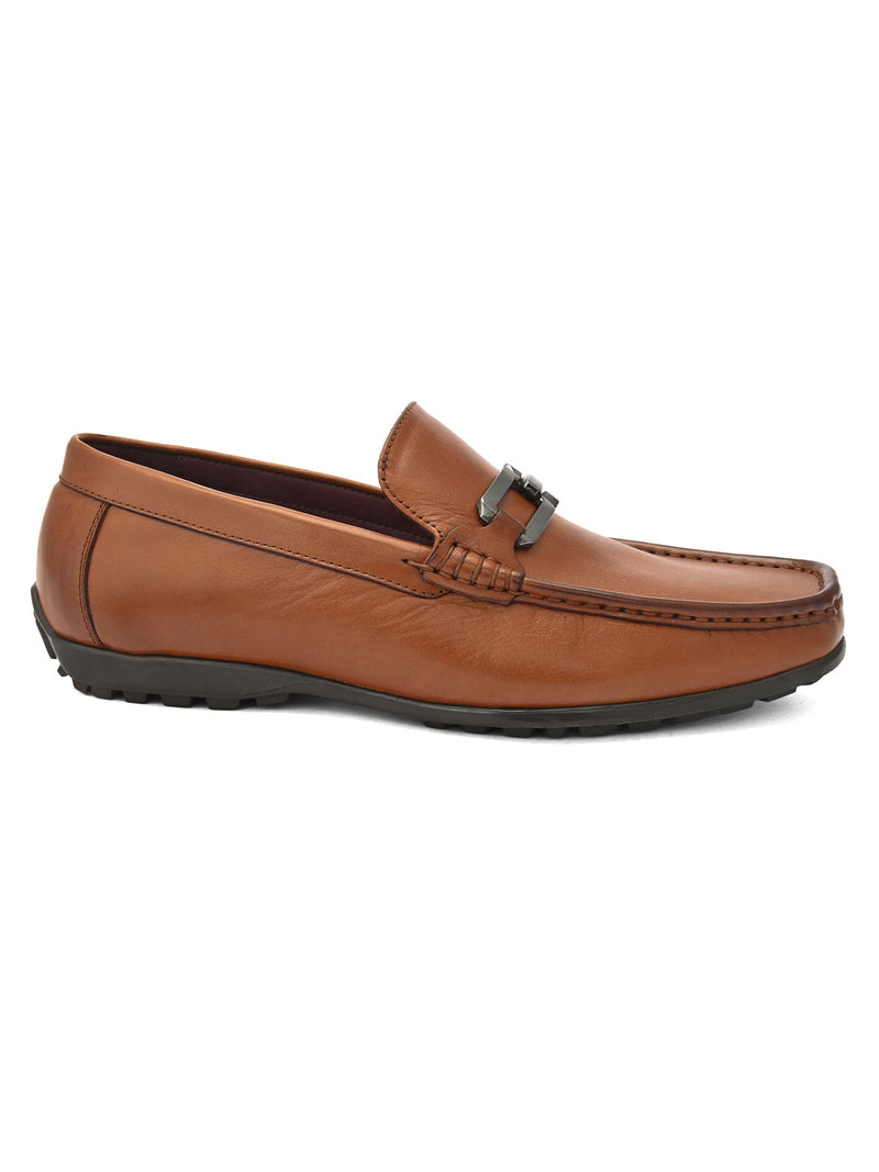 Venetto Tan Driving Loafers