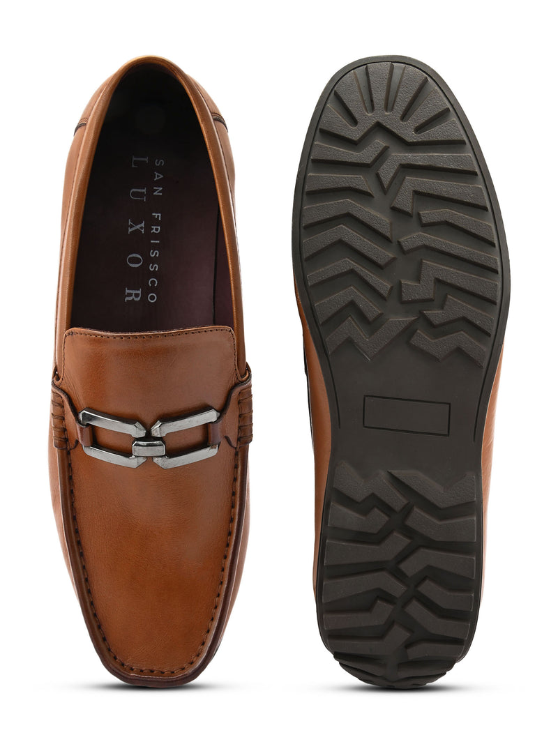 Venetto Tan Driving Loafers