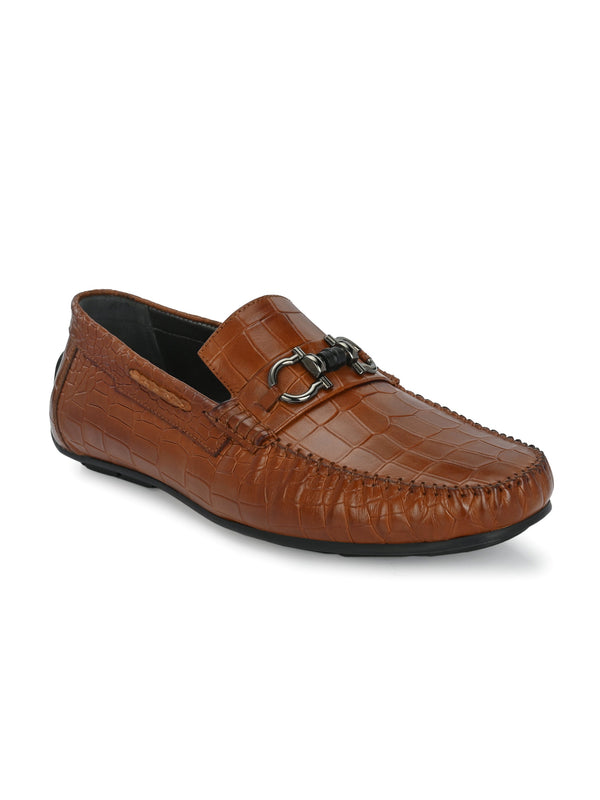 Libson Tan Driving Loafers