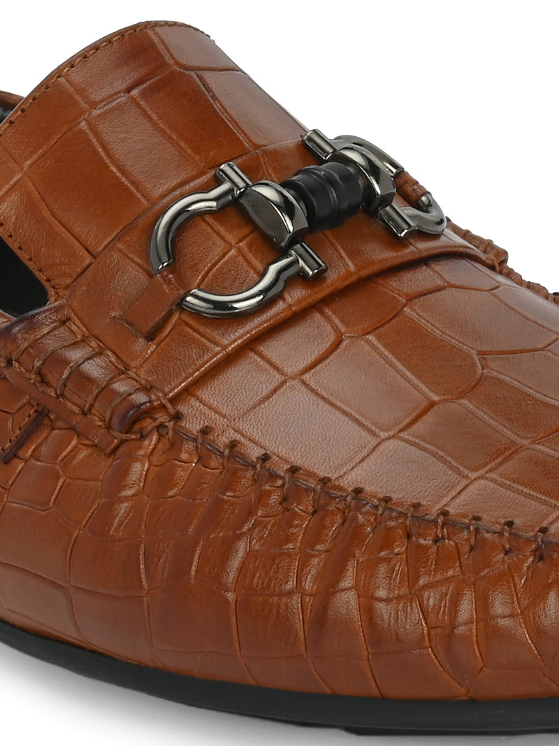 Libson Tan Driving Loafers