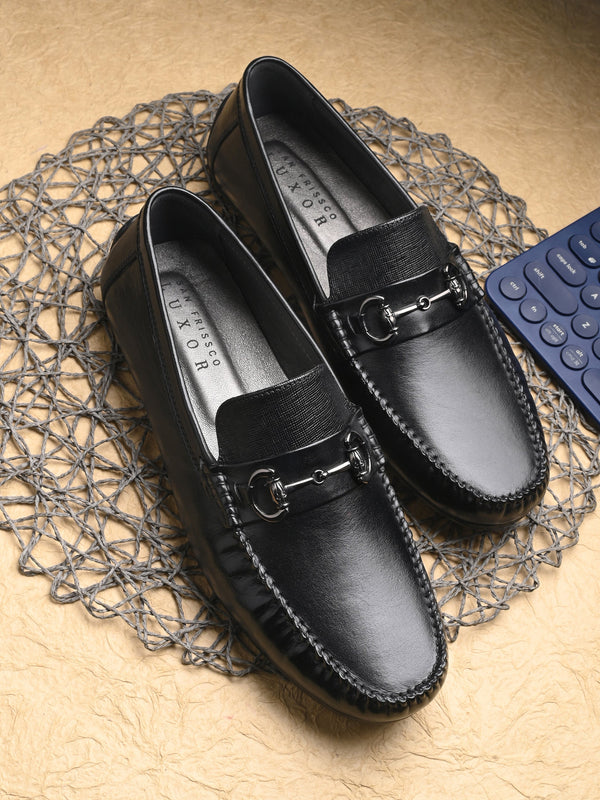 Luciano Black Driving Loafers