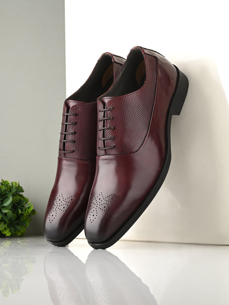 Cherry red store formal shoes