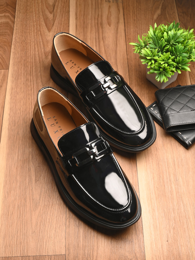 Elliot Black Patent Loafers