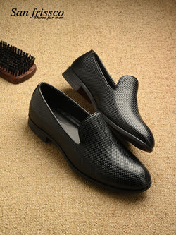 Windsor Black Slip-Ons