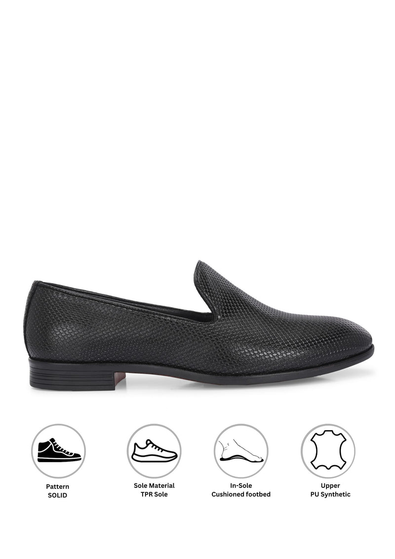 Windsor Black Slip-Ons