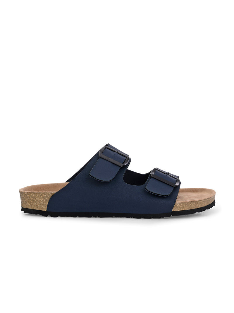 Byron Blue Comfort Slippers