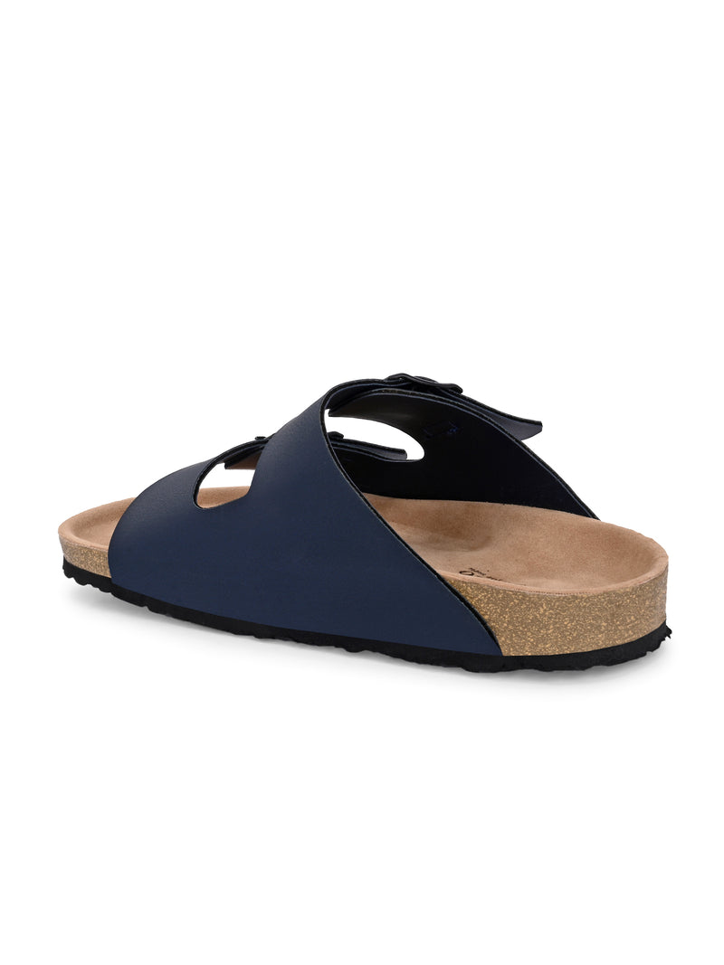 Byron Blue Comfort Slippers