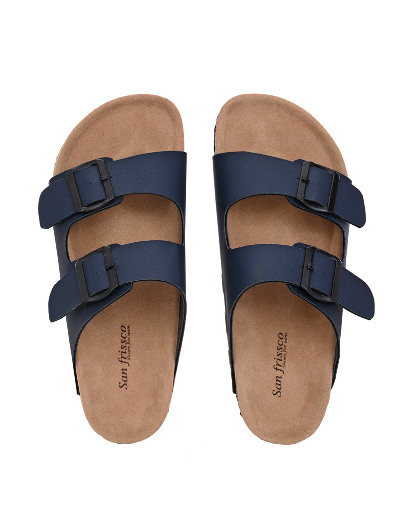 Byron Blue Comfort Slippers