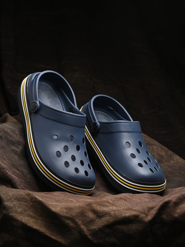 Breeze Navy Clogs