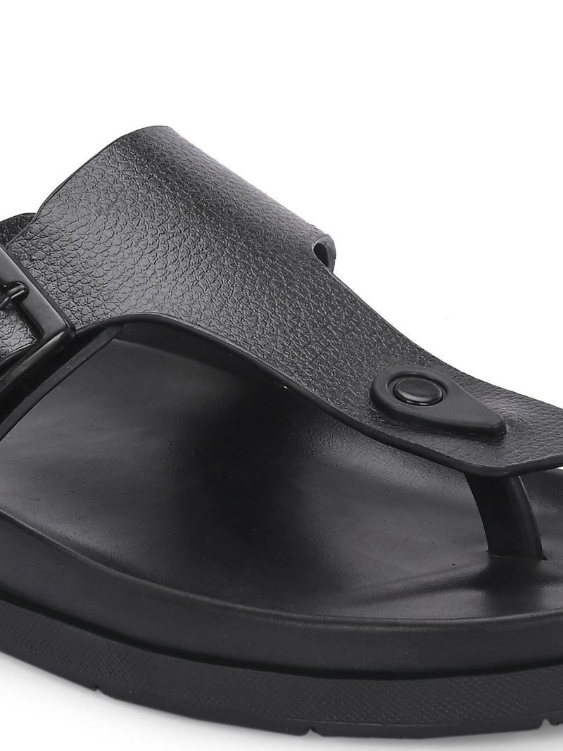 Cloud Black Recovery Sandals