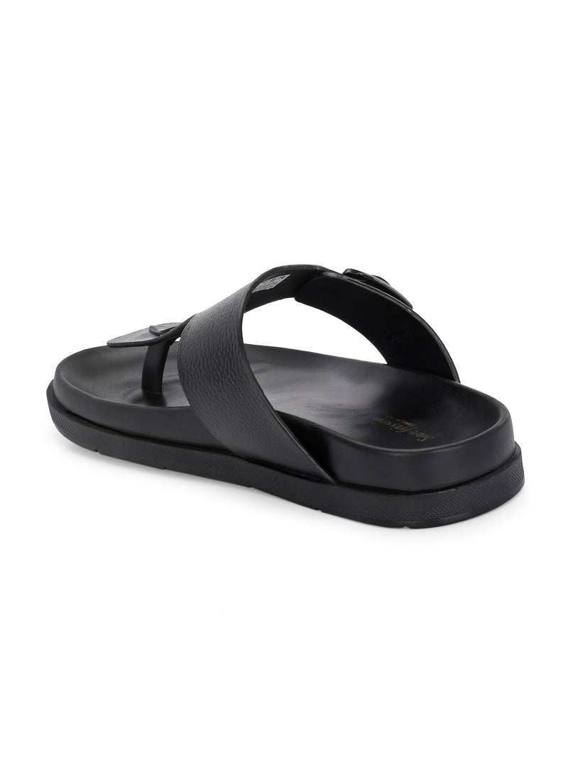 Cloud Black Recovery Sandals