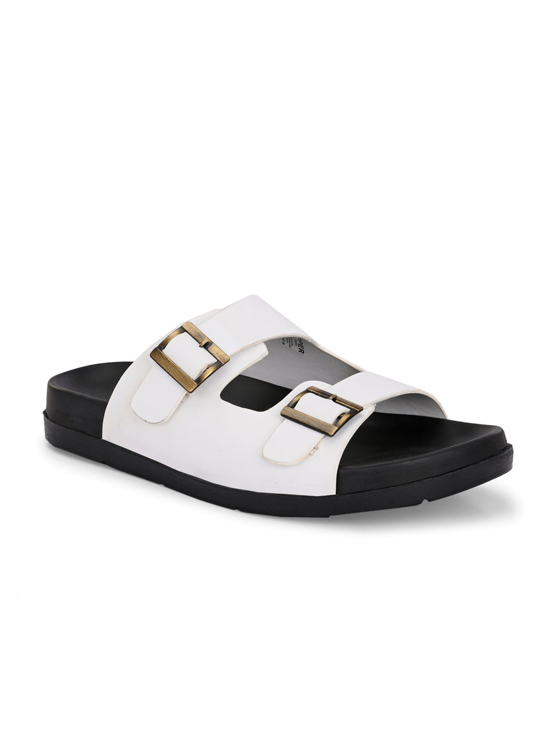 Diggy White Comfort Slippers