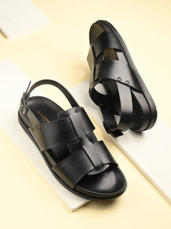 Volley Black Sandals